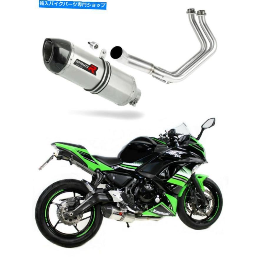 サイレンサー Ninja 650排気HP1カーボンドミネーターレーシングサイレンサーマフラー2017 2018 2019 NINJA 650 Exhaust HP1 Carbon Dominator Racing