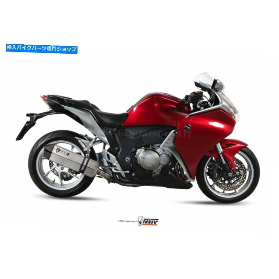 サイレンサー MIVVエキゾーストオーラースーパースポットスポンススールメンズVFR 1200 2010> 2016用タイトルを表示 Mivv Exhaust マフラー スピードの画像
