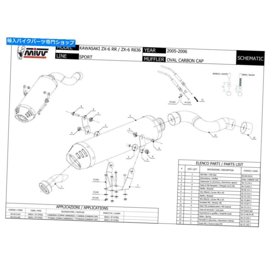 サイレンサー MIVVエキゾーストマフラーオーダーメンズアンダーシート