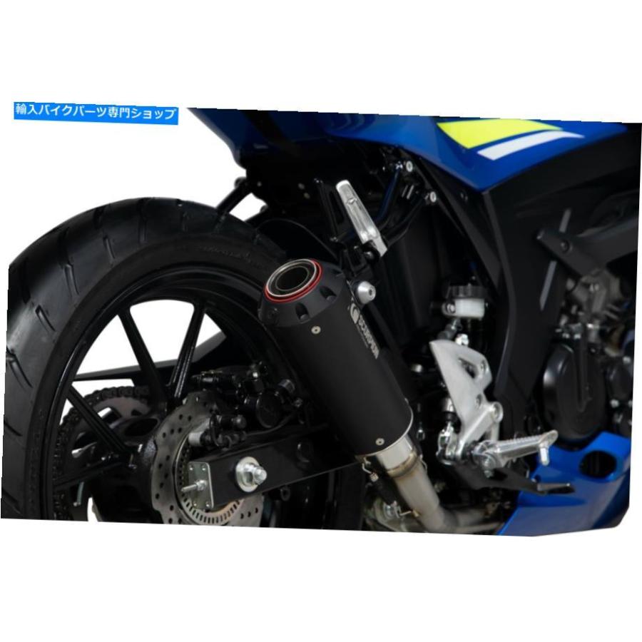 サイレンサー 鈴木GSX-S 125 GSX-S 150 SCORPION排ガス赤パワーフルシステムブラックセラーム... Suzuki GSX-S 125 GSX-S 150 Scorpion Exhaust Red Pの画像
