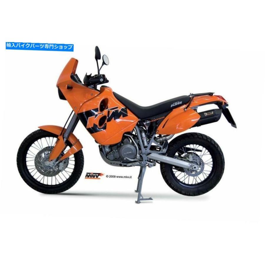 サイレンサー ソース・ススカットKTM LC4 640マスター2003 2004年▲SUONO MIVVVスーパーブラック - オリジナルのタイトルを表示する エキゾーストマスケット KTMの画像