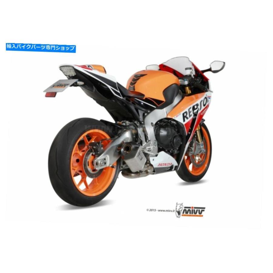 サイレンサー MIVVエキゾーストプラースメッシュスキャンシュメススメルマンカップススポーツスキャリーメーチCBR 1000 RR 2014\u003e 2016--オリジナルタ_2