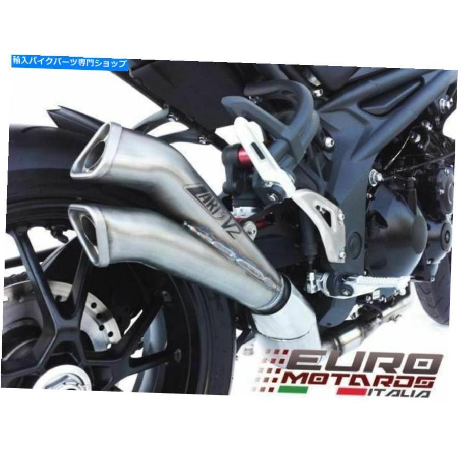 サイレンサー Triumph Speed Triple 2011-2015 Zard V2 Low Slipon Silencer + 4HP用 - オリジナルのタイトルを表示 Triumph Speed Triple 2011-2015