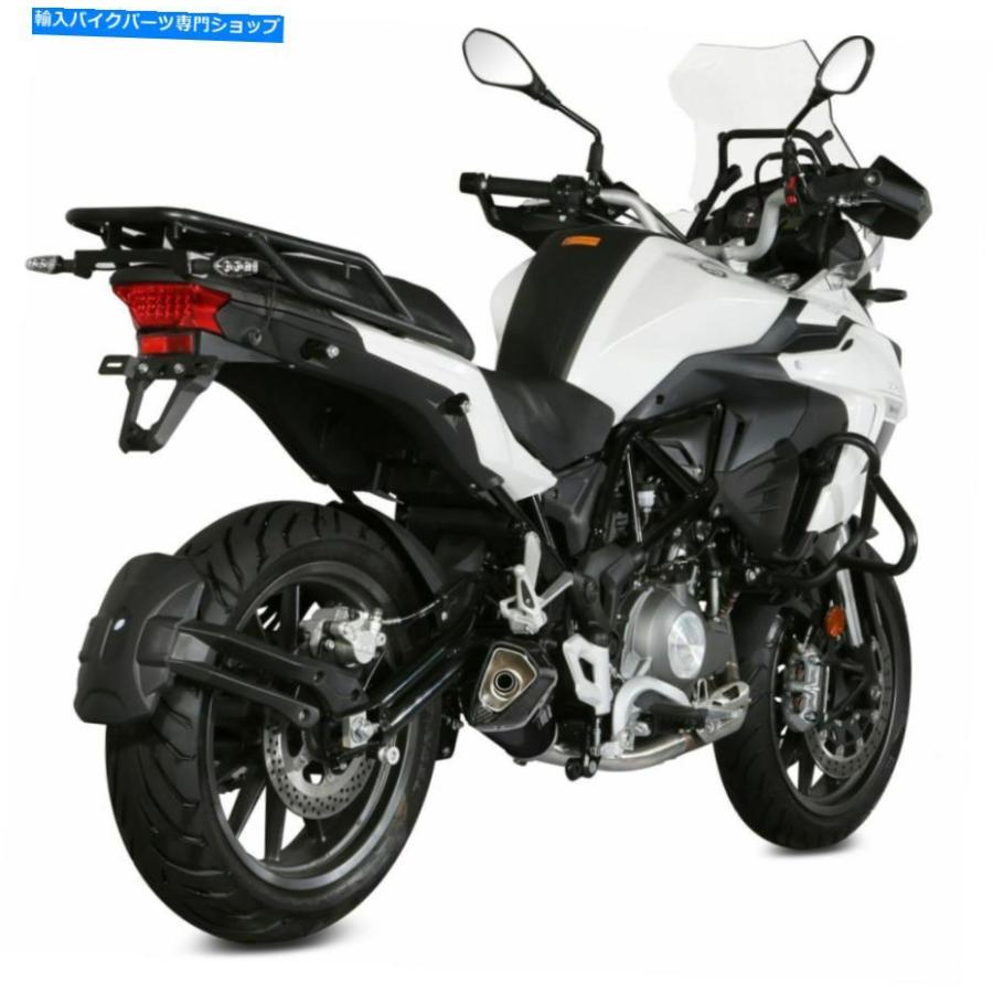サイレンサー TRK 502 2017-2019用途のデイレバイトスポーツフルターススポンサススコールプラック - オリジナルのタイトルを表示する TRK 502 2017-2の画像