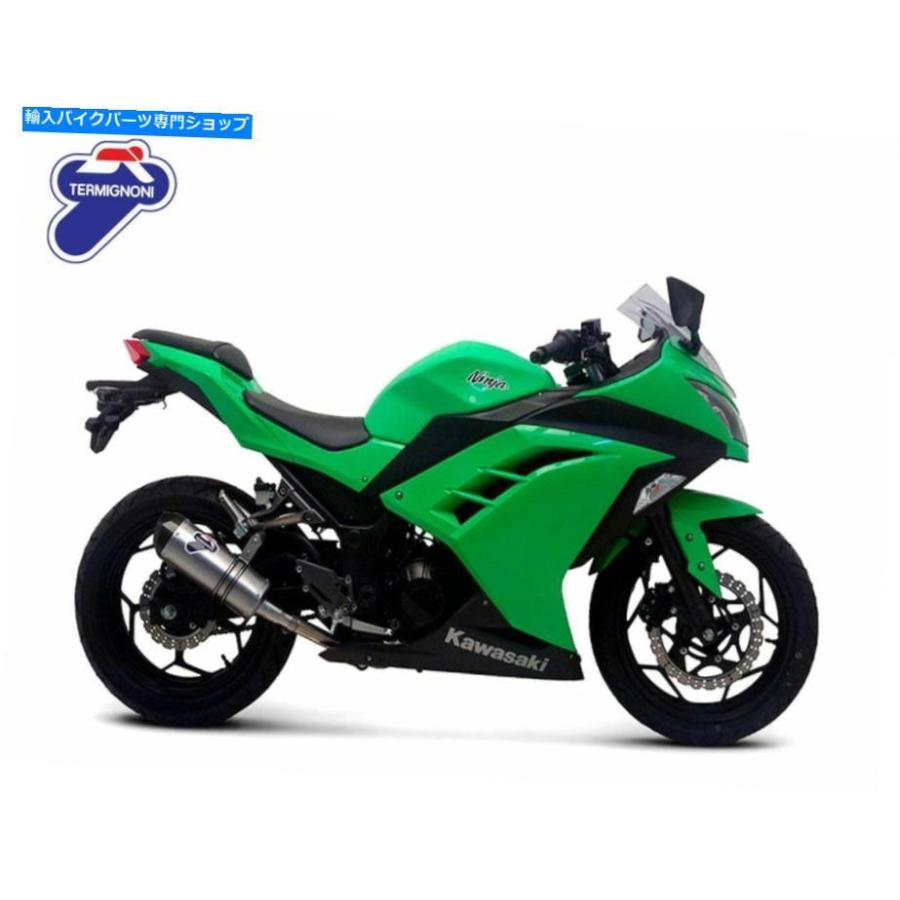 サイレンサー Ninja 300 R 2012-2014シンガー用デイパンダーTERMIGNONI INOXデーボン - オリジナルのタイトルを表示する NINJA 300 R 2012-2014 レー