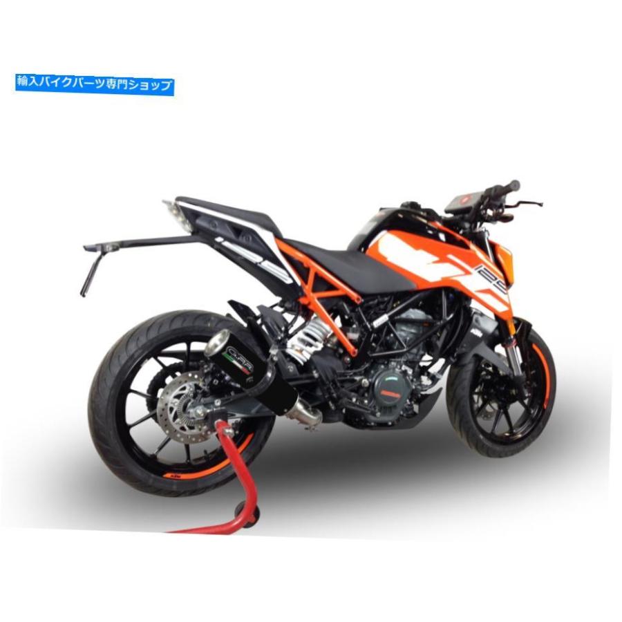 サイレンサー KTM Duke 125 2017/19 E4デザインGPR M3ブリックボタンスリッサンスリッパンサイト - オリジナルのタイトルを表示 KTM DUKE 125 2017/19の画像
