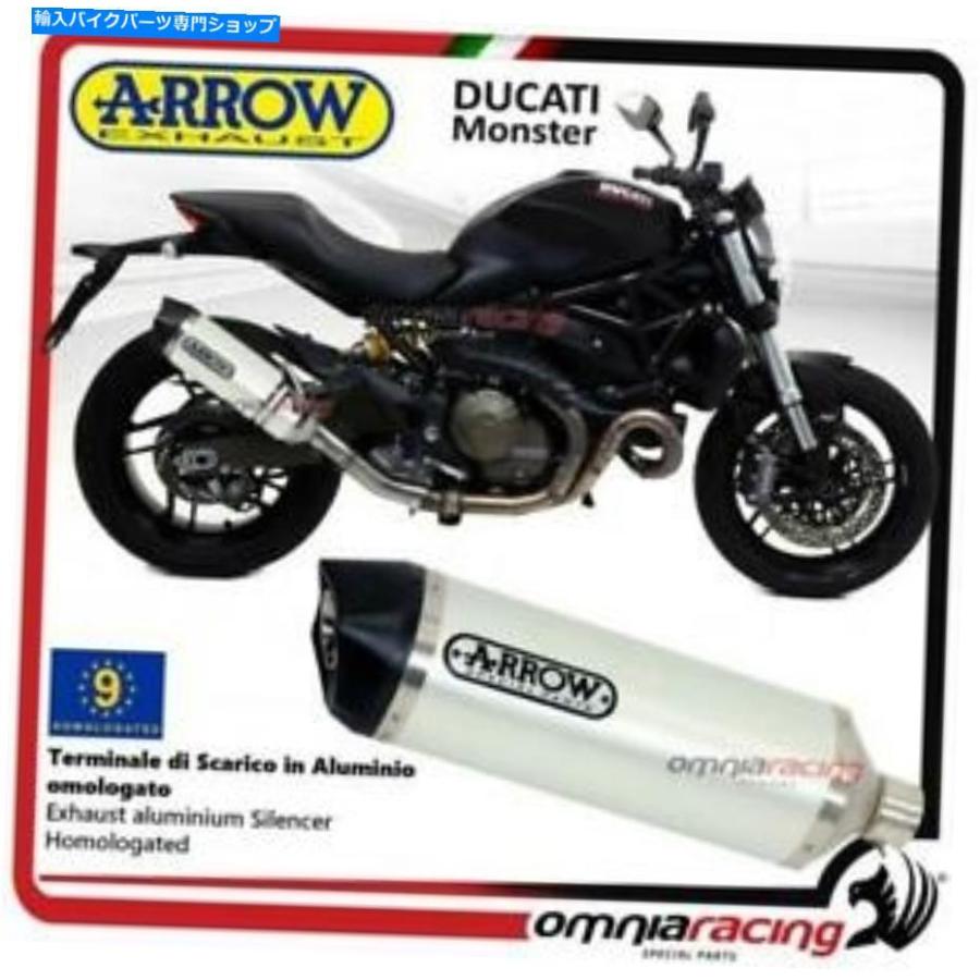 サイレンサー DUCATI MONSTER 1200 14/15用矢印レーステックアレイトスリップ=アンモット - オリジナルのタイトルを表示する Ducati Monster 1200 14/