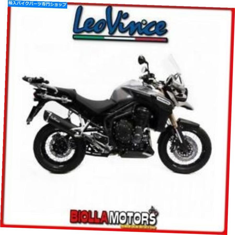サイレンサー 14004サイレンサーレヴィンス勝人Tiger Explorer 2013 - LV One Evo Inox Dark / Carbon 14004 SILENCER LEOVINCE TRIUMPH TIGER EXPLOR