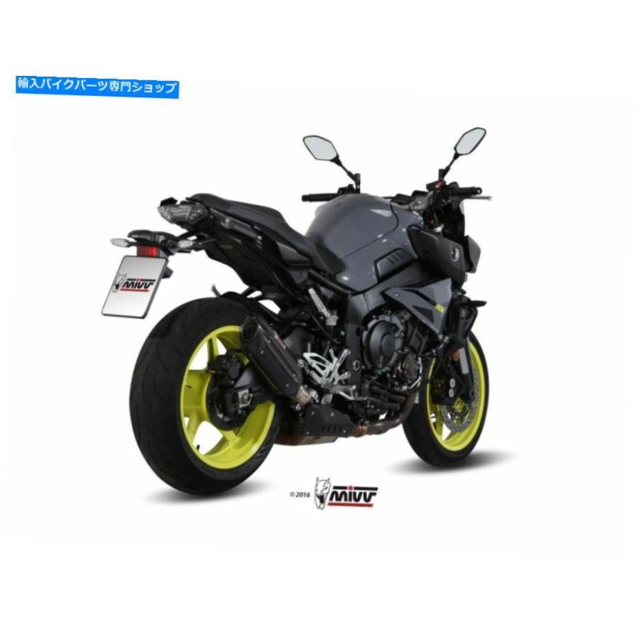 サイレンサー サイレンサーMIVVスコンスポンスプールブラックMT-10 2016-2018用 - オリジナルのタイトルを示す SILENCER MIVV スオノ ステンレススチの画像