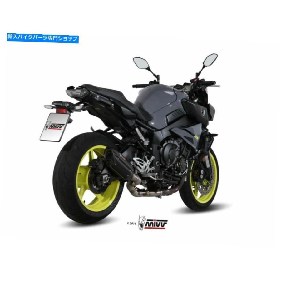 サイレンサー サイレンサーMIVVスコンスポンスプールブラックMT-10 2016-2018用 - オリジナルのタイトルを示す SILENCER MIVV スオノ ステンレススチの画像