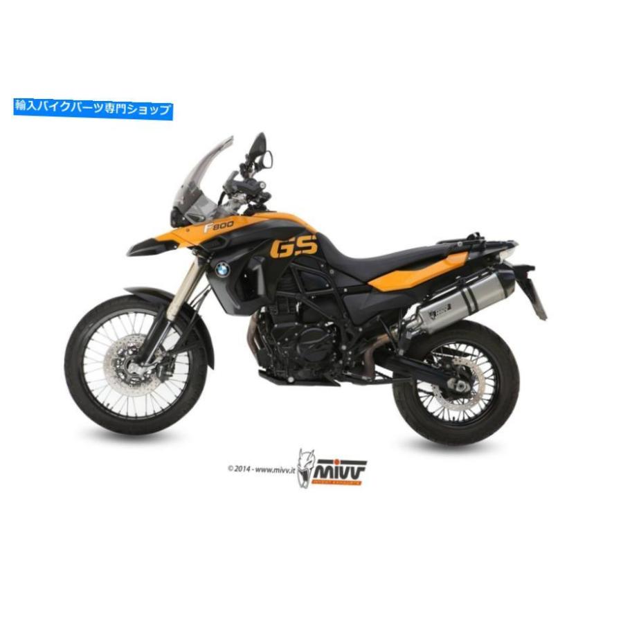 サイレンサー サイレンサーマフラーエンド排気MIVVスピードエッジINOX BMW F800 GS Silencer Muffler End Exhaust MIVV Speed Edge Inox BMW F800 GS