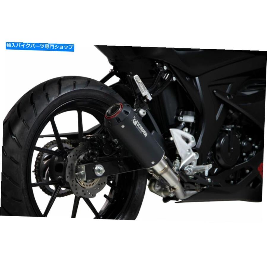 サイレンサー SCORPION EXPRESSERSERSURSINGブリックスポットGSXR 125 2017-2020-オリジナルのタイトルを表示 Scorpion Exhaust レッド パワー フルシの画像