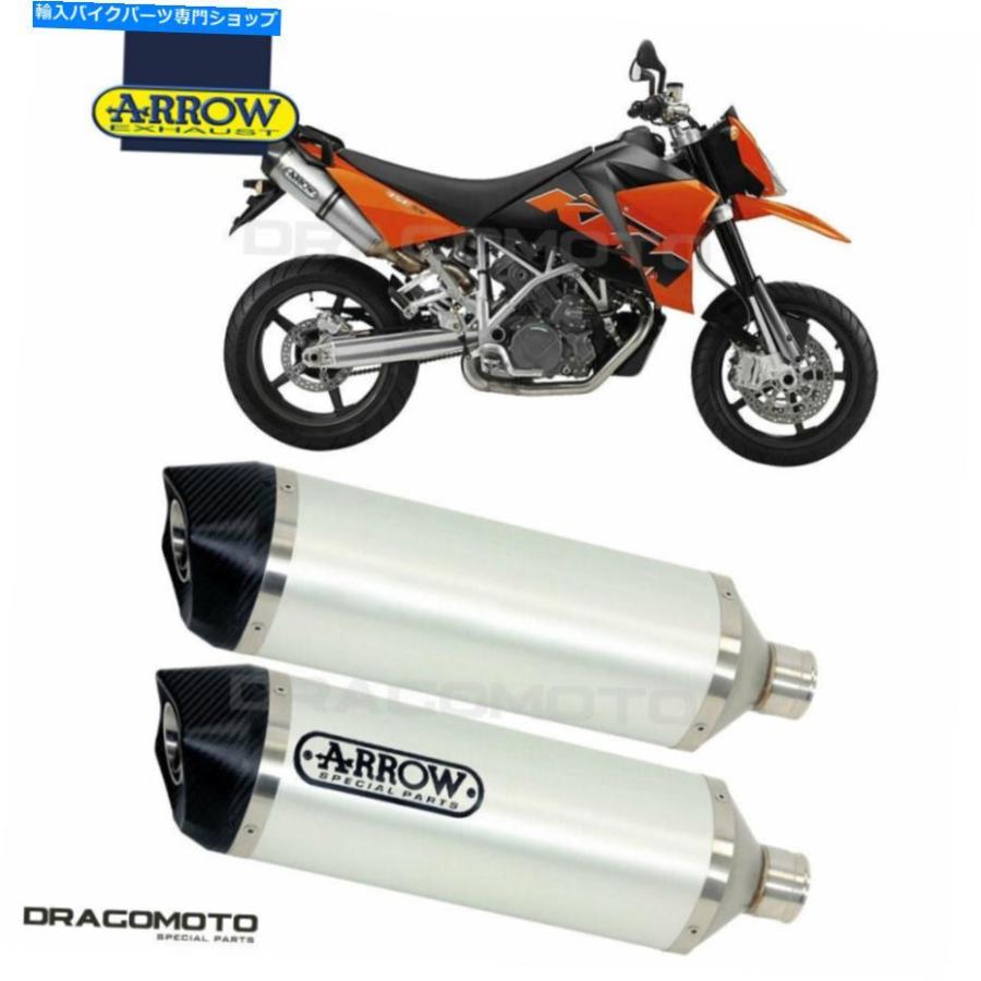 サイレンサー KTM 990 SM SMR 2012年2013年マイナーズ-TECH ALU CC-一風変わったかた書きを見せびらかす KTM 990 SM SMR 2012 2013 えり巻き 矢 スピード競技-TECH 車、バイク、自転車-バイク-マフラー
