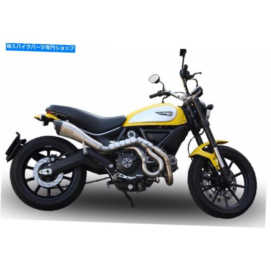 サイレンサー DUCATI SCRAMBLER 800 14-16マイコントEXAN X - ブラックEVO Inox排気場 - オリジナルのタイトルを表示する Ducati Scrambler 800 14-16