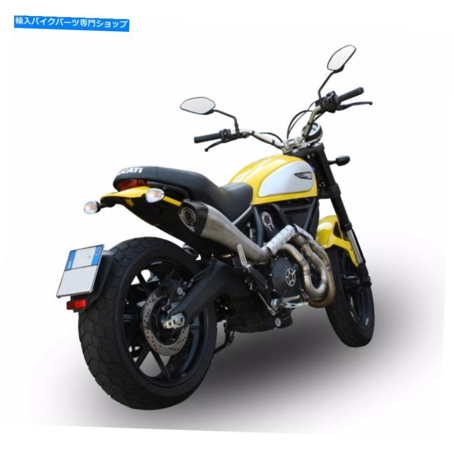 サイレンサー DUCATI SCRAMBLER 800 14-16マイコントEXAN X - ブラックEVO Inox排気場 - オリジナルのタイトルを表示する Ducati Scrambler 800 14-16_2