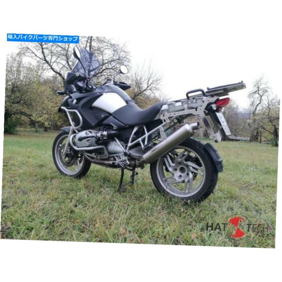サイレンサー BMW R1200 GS + ADV。 04-09用途のEG-Abe付きラブンドマカラー：ブラシ - オリジナルのタイトルを表示する BMW R1200 GS + Adv. 04-09の画像