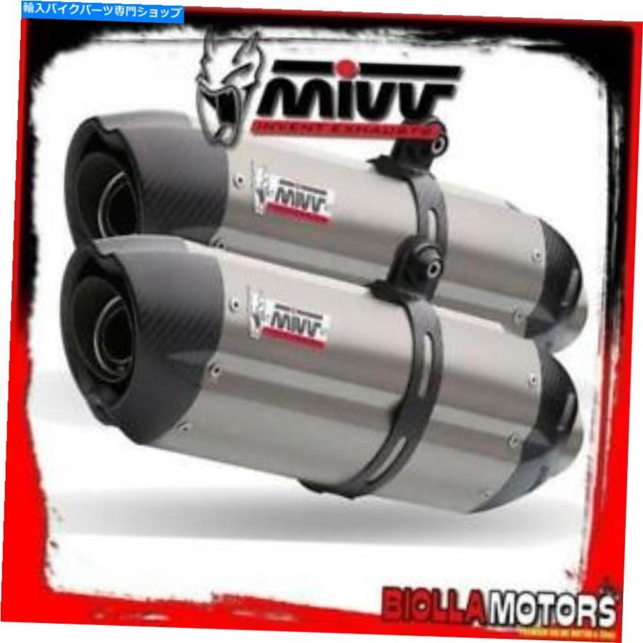 サイレンサー UD.021.L8キットマフラーMIVV DUCATI 848 2011-848CC