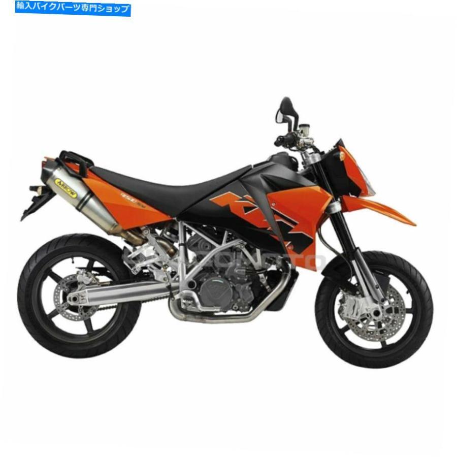 サイレンサー KTM 950 SM 2006 2007年トロープ - TECHボタンCC KAT-オリジナルのタイトルを表示 KTM 950 SM 2006 2007 排気アロー レース-TECH チタンの画像