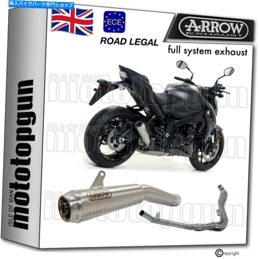 サイレンサー arrow hom arroh hom nocatオルマイモニーロースメタキアスコットGSX-S 1000 F 2018 18-一風変わったのかた書きを見せびらかす ARROW HOM NOCAT フ スリップオンマフラー-マフラー-バイク