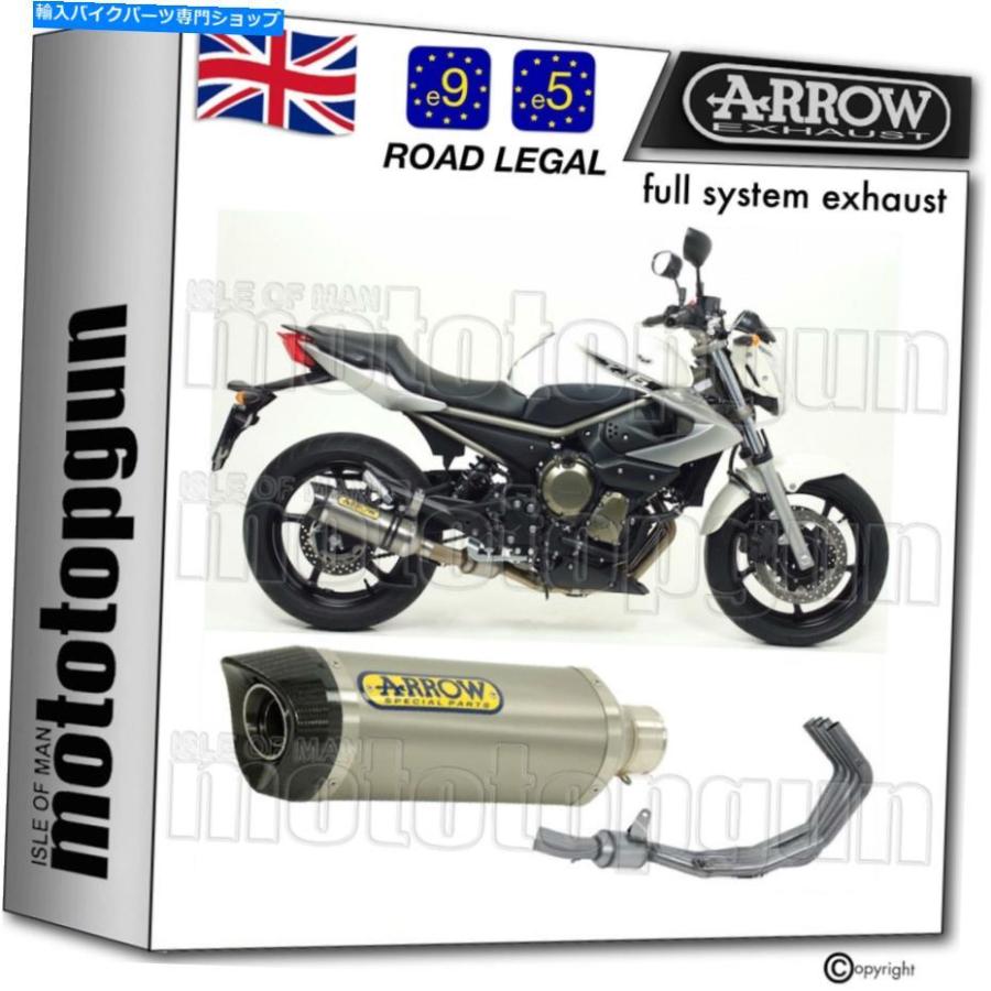 サイレンサー arrow株式会社カルシステム水タン極点CヤマハXJ6 2014 14 - 一風変わったのかた書きを見せびらかす ARROW HOMOLOGATED CAT 盛りだくさん取り合わせ 水抜き タ マフラー-スリップオンマフラー