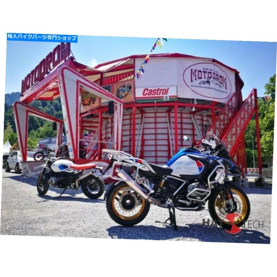 サイレンサー BMW R1250GS + ADVブリッドMI用EG-ABE店ラブレンドカラー - オリジナルのタイトルを表示 BMW R1250GS + AdvブラッシュドMI用Eg-Abe付きの画像