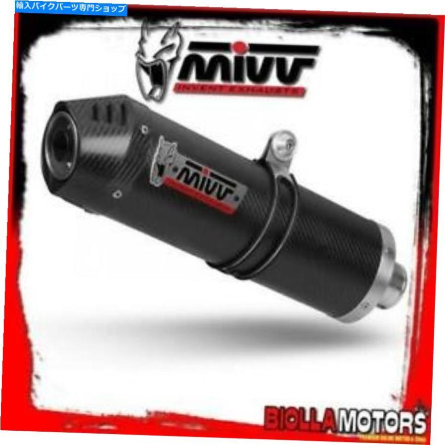 サイレンサー D.033.S3CサイレンサーMIVV DUCATI MULTISTRADA 1200 2015-2017 1200CC楕円形カーボン/車 D.033.S3C SILENCER MIVV DUCATI MULTISTRADA