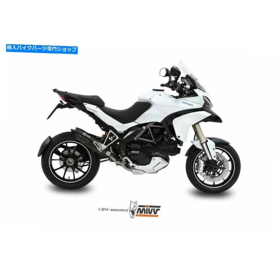 サイレンサー ソースストレート1200 2012 2013 2013 Mivvスチールブラック+ NO KAT-オリジナルタイトルを表示 エキゾーストマストラーダ 1200 2012 2013 Suono M_2