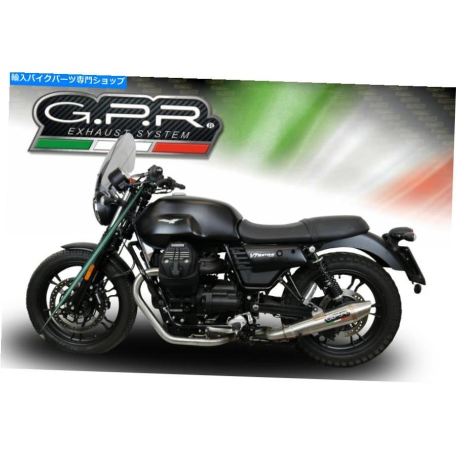 サイレンサー Moto Guzzi v7 III 2017-2018 2in1 GPRザラルシスパン