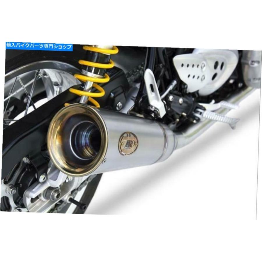 サイレンサー 吸い込まれたスリップ排気スリップススカールTriumph Thruxton R 2018-オリジナルのタイトルを表示する Zard Slip On Exhaust ステンレ