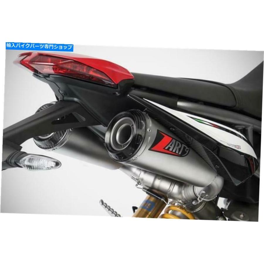 サイレンサー 排気スリップスリップ排気スリップステッカートトッパンDUCATI HYPERMOTARD 950 SP 2019--オリジナルのタイトルを表示 Zard Slip On Exh