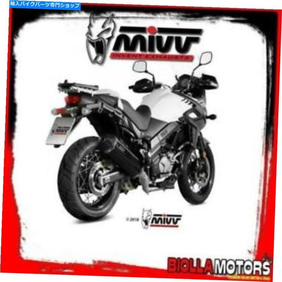 サイレンサー S.049.LRB排気MIVVスズキDL V-STROM 650 2017- 650CCスピードエッジInox Dark / CA S.049.LRB EXHAUST MIVV SUZUKI DL V-STROM 650 2017