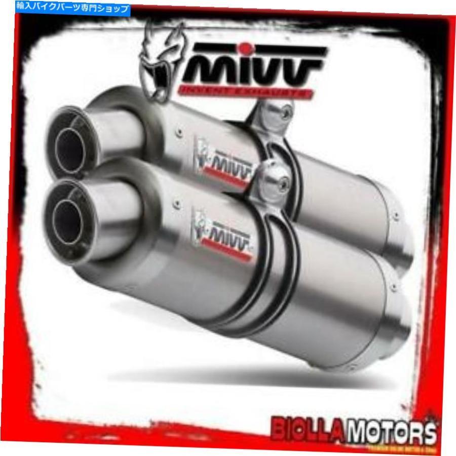 サイレンサー AT.012.L6SキットスリップオンMIVV雑学スピードトリプル2013- 1050cc GPチタン/イノックスS AT.012.L6S KIT SLIP ON MIVV TRIUMPH SPEED