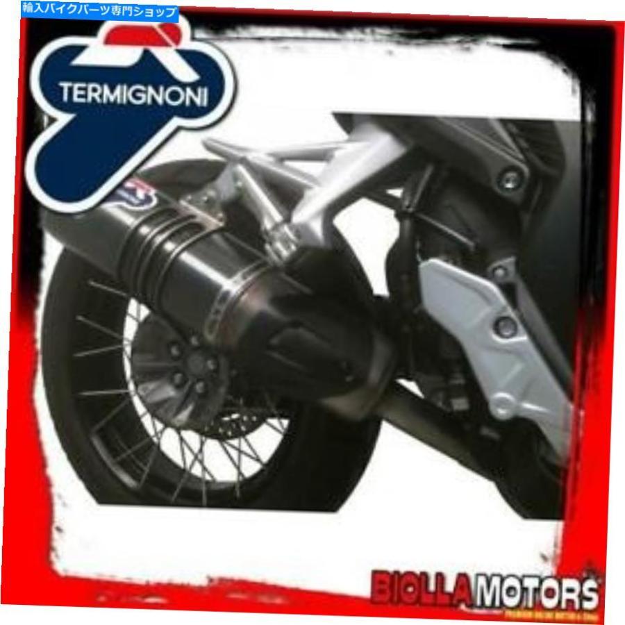 サイレンサー H125080INスリップオンTermignoni Honda Crosstourer 2015 - かかわり合い性Inox / Poppy H125080INV SLIP-ON TERMIGNONI HONDA CROSSTOURER 201 マフラー-バイク-車、バイク、自転車
