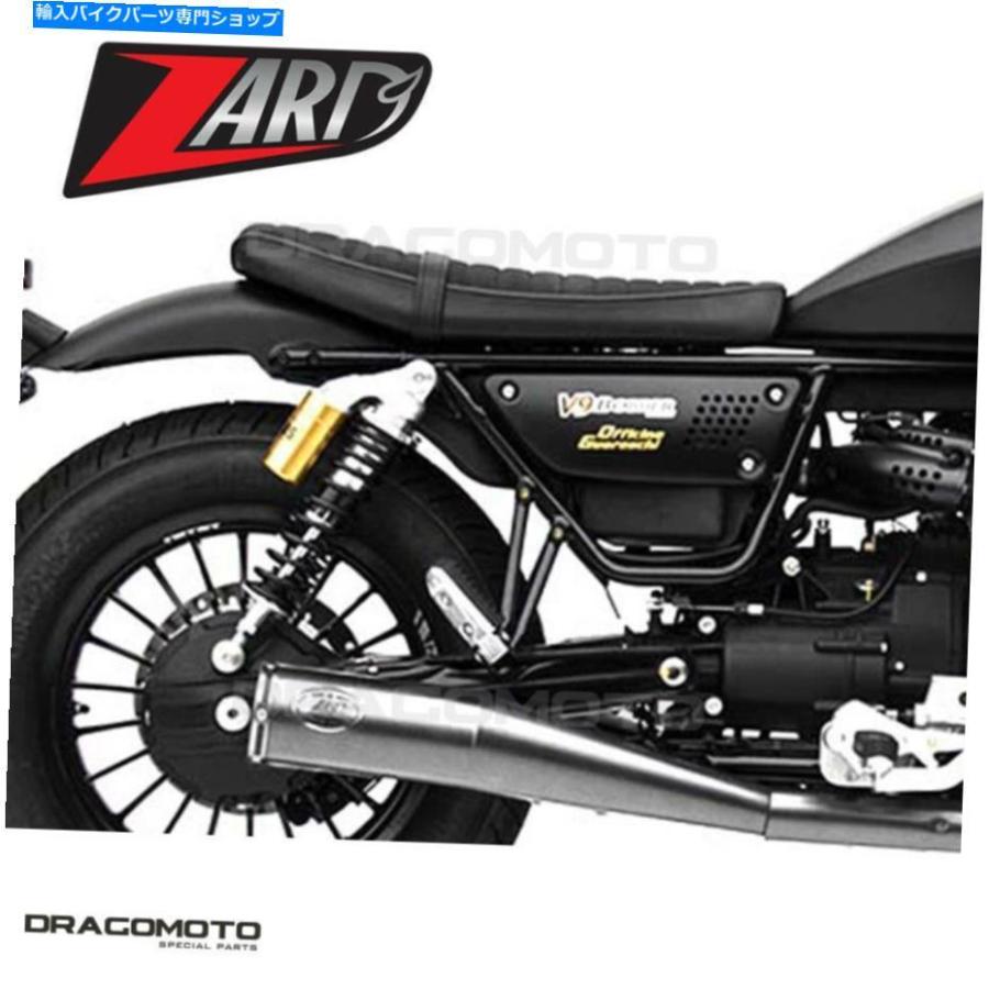 サイレンサー Moto Guzzi V 9ローチェー2018 2019年ごとのスリダRC ZG 081SSR-オリジナルのタイトルを表示 MOTO GUZZI V 9 ローマー 2018 2019 排気ザ