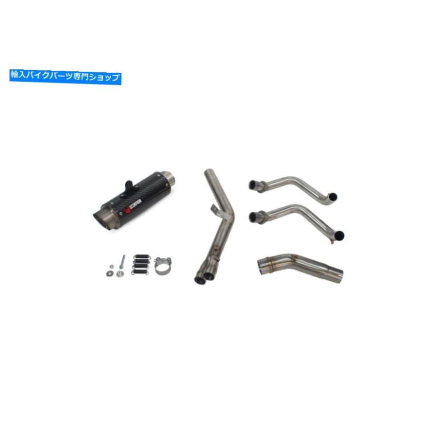 サイレンサー ホンダCBR250 RRスコーピオン排気RP1-GPフルシステムカーボンファイバースリーブ Honda CBR250 RR Scorpion Exhaust RP1-GP Full System
