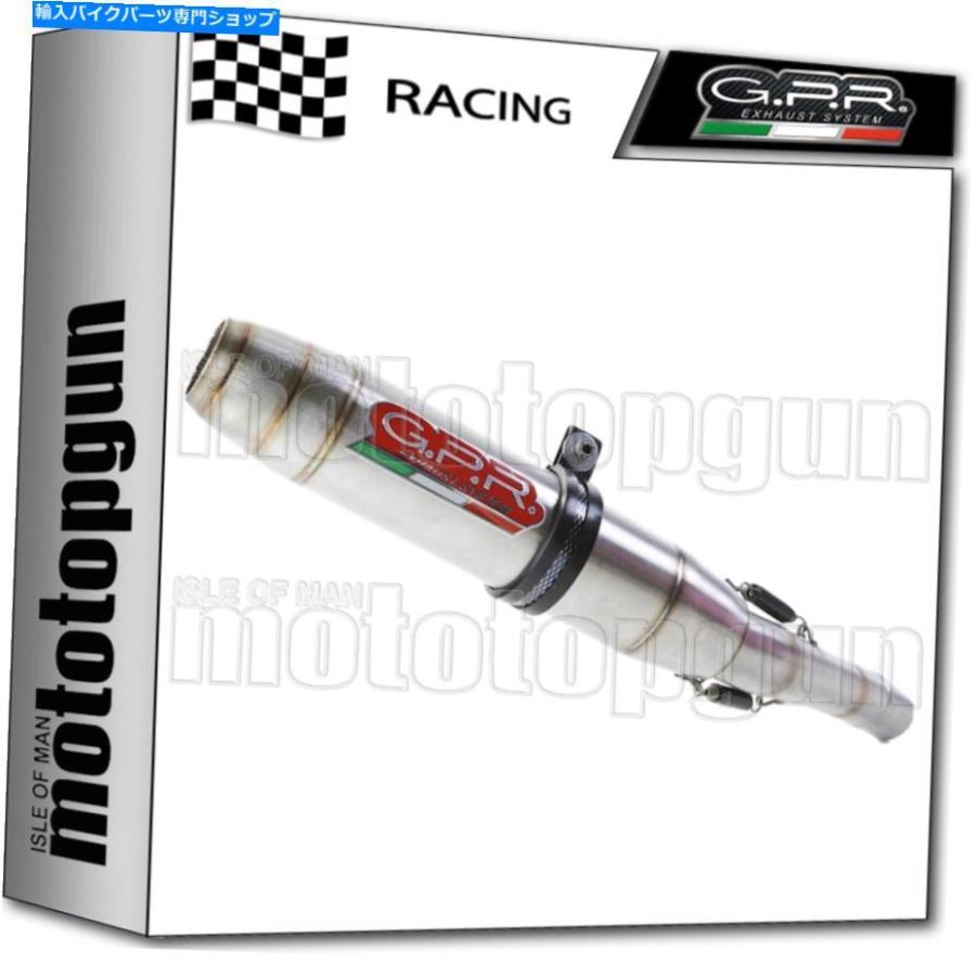 サイレンサー GPRフルシステム排気レースデプロンステンレススチールホンダCB 500 F 2018 18 GPR FULL SYSTEM EXHAUST RACE DEEPTONE STAINLESS STEEL