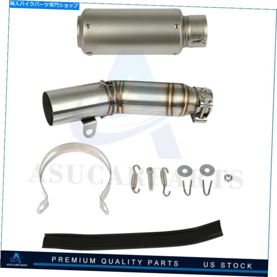 サイレンサー ヤマハYZF R6 2006-2020オートバイスリップマフラーパイプ中央チューブ For Yamaha YZF R6 2006-2020 Motorcycle Slip On Exhaust Muffl