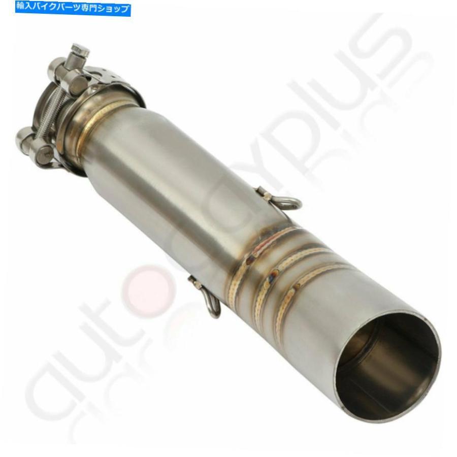 サイレンサー ホンダCBR500R CB500X 500F用51mmオートバイの排気マフラーパイプリンクパイプ 51mm Motorcycle Exhaust Muffler pipe Link Pipe For Ho_2
