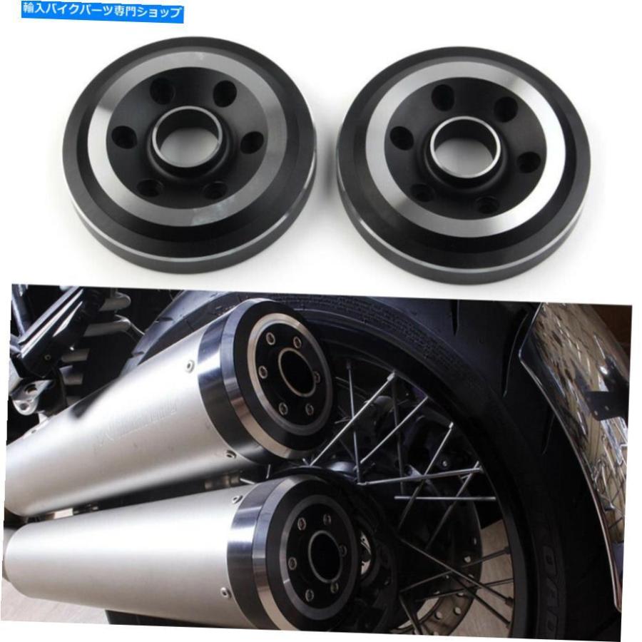 サイレンサー ブラックオートバイの排気先端テールカバーマフラーエンドキャップはBMW R 9 T R9Tにフィット Black Motorcycle Exhaust Tip Tail Cover