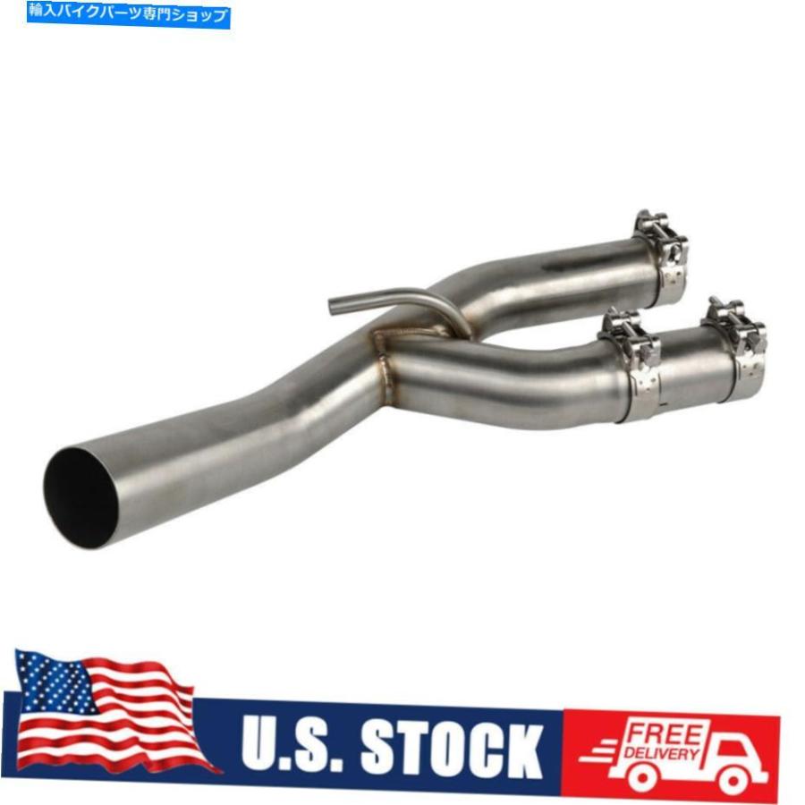 サイレンサー BMW S1000RRえり巻き導管排気ガスミッドパイプステンレス鋼2015-2016 For BMW S1000RR Muffler Pipe Exhaust Mid Pipe Stainless Steel 20 バイク-インナーサイレンサー
