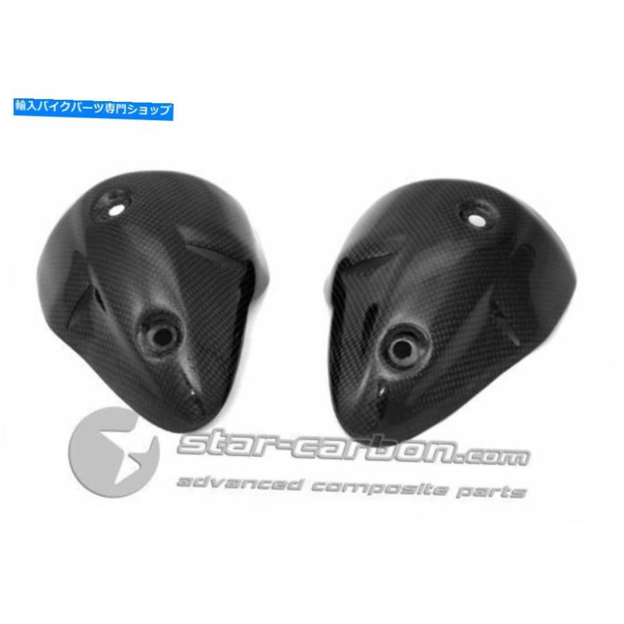 サイレンサー DUCATI MONSTER 696 796 1100 1100 SメーチンデイヤースウラーフロンロケットL + R-一風変わったのかた書きを見せびらかすする DUCATI MONSTER 696 マフラー-車、バイク、自転車
