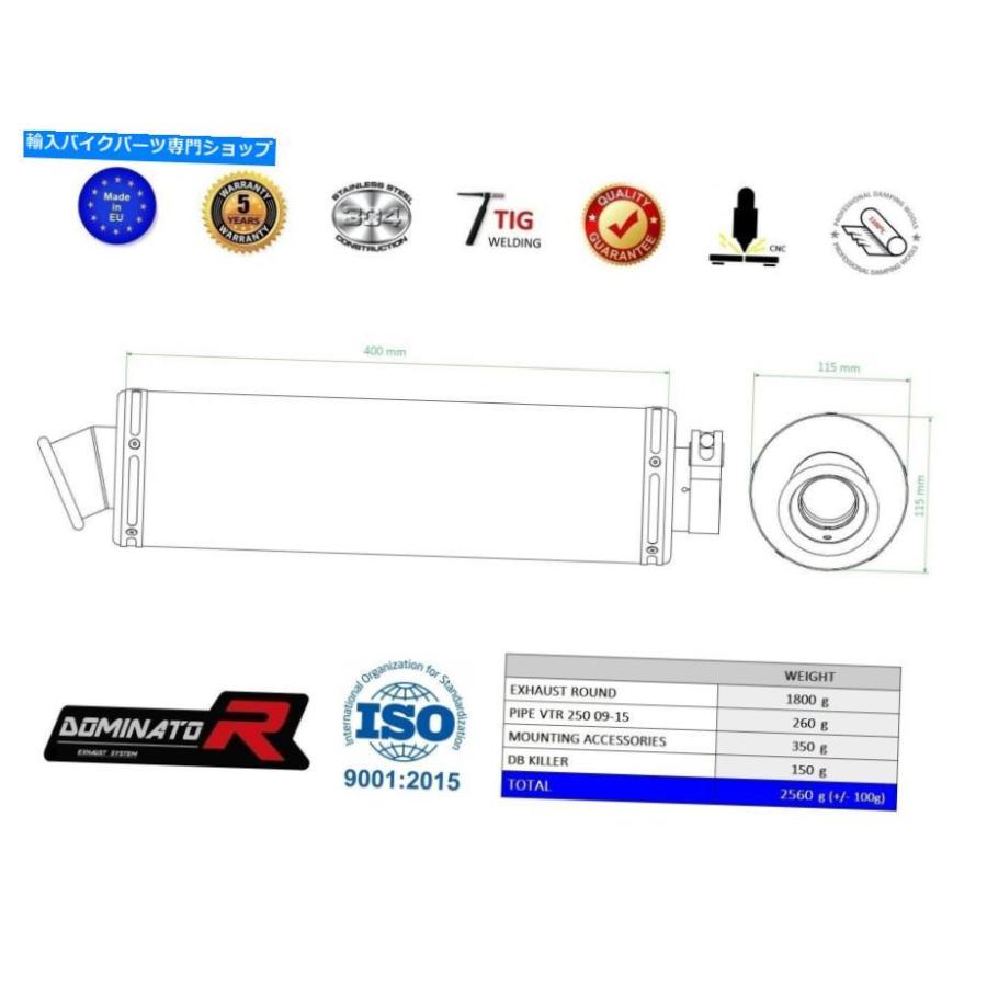 サイレンサー デーストデイブーディングラーバーランドランド= VTR 250 09-17 + DBカラー - オリジナルのタイトルを表示 エキゾーストサイレンサー マの画像