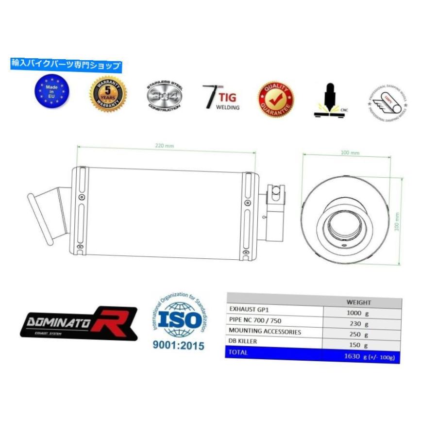 サイレンサー NC 700 750 D INTECTRA▲GP Iドーバーシンガースイゲントカラー2012 - 2020-オリジナルタイトルを表示 NC 700 750 D INTEGRA 排気GP Iの画像
