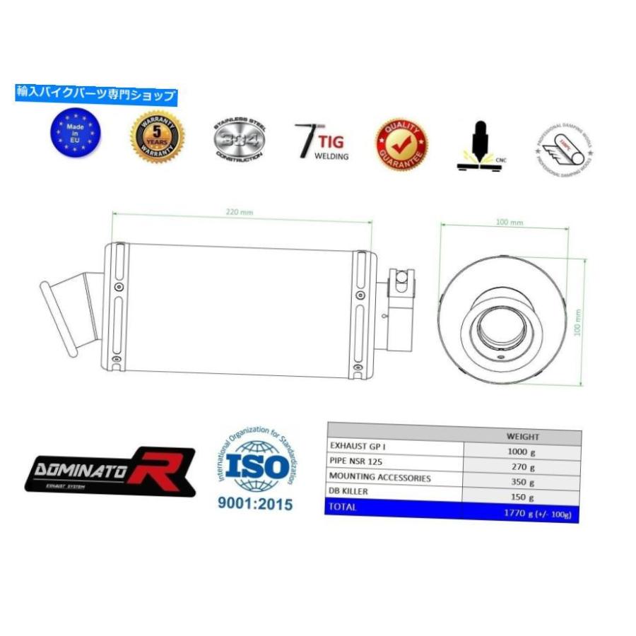 サイレンサー パーストイレカラードララーポーラーGP IカンダNSR 125 + DBキラー - オリジナルのタイトルを表示 エキゾーストサイレンサー マフラーの画像