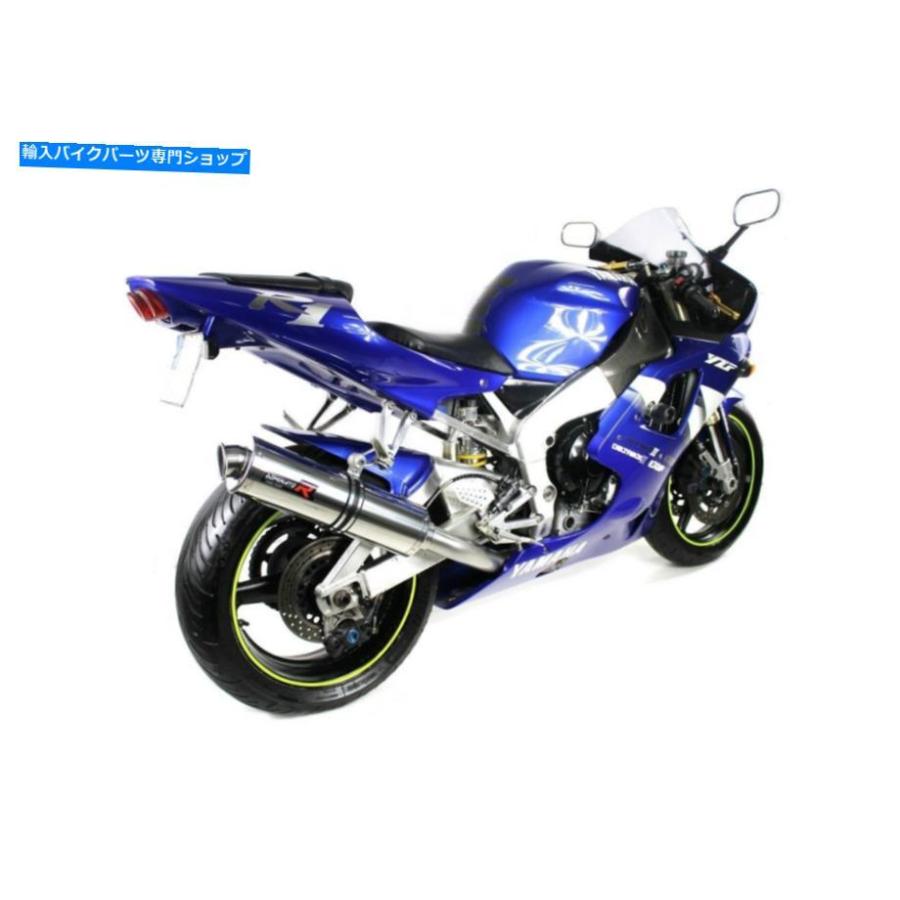 サイレンサー 排気サイレンサーマフラードミネーターラウンドYZF R1 1000 RN04 98-01 + DBキラー Exhaust silencer muffler DOMINATOR ROUND YZF R1 1の画像