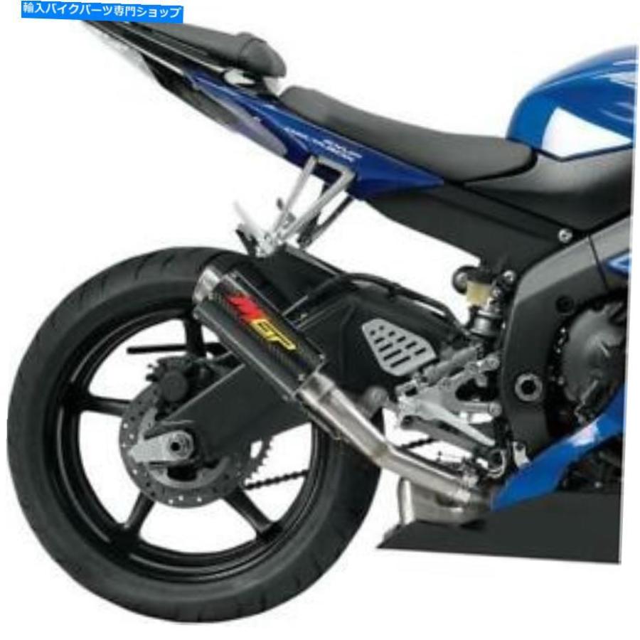 サイレンサー ヤマハYZF-R6 2006-2020のためのHotbodies MGPスリップオンマフラーカーボンW /ロールチップ Hotbodies MGP Slip-On Muffler Carbon w/R