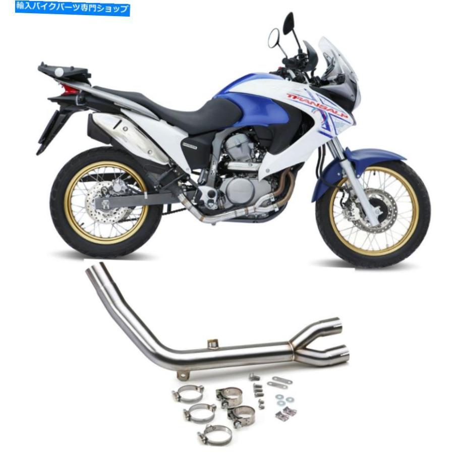 サイレンサー MiniFold Honda Transalp XLV 700 2011 MIVV NO-KAT DEKAT排気モーターバイク - オリジナルのタイトルを表示 Manifold Honda Transalp X
