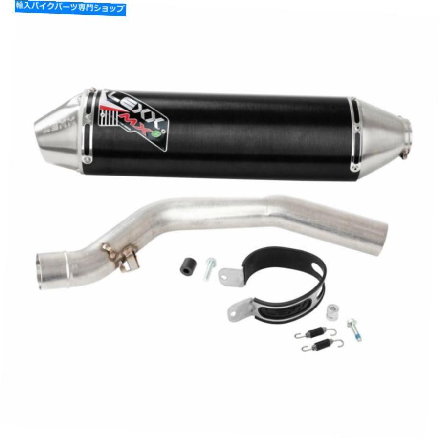 サイレンサー ヤマハWR450F 2016-2018のためのミッドパイプ付きLexx MXEスリップオンサイレンサー Lexx MXe Slip-On Silencer With Mid-Pipe For YAMA