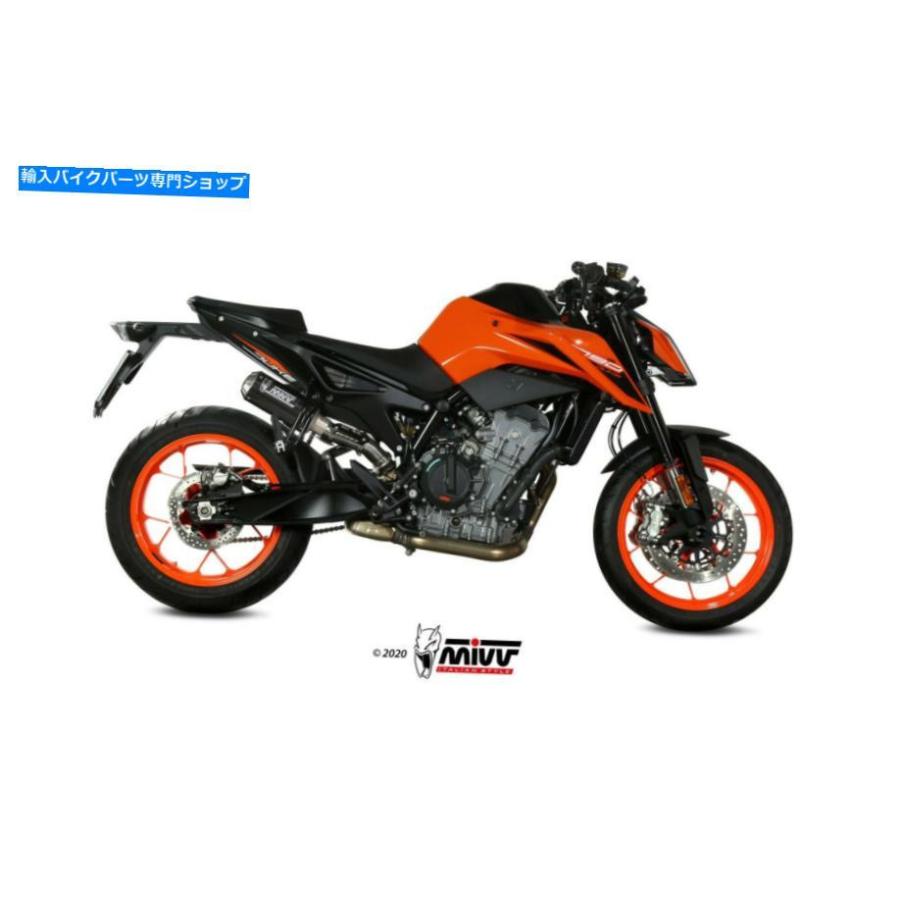 サイレンサー MIVV KTM 790 Duke 2019 19排気ポートデリッジエンデイレンバーMK3ブリックション - オリジナルのタイトルを表示する Mivv Ktm 790 Dukeの画像