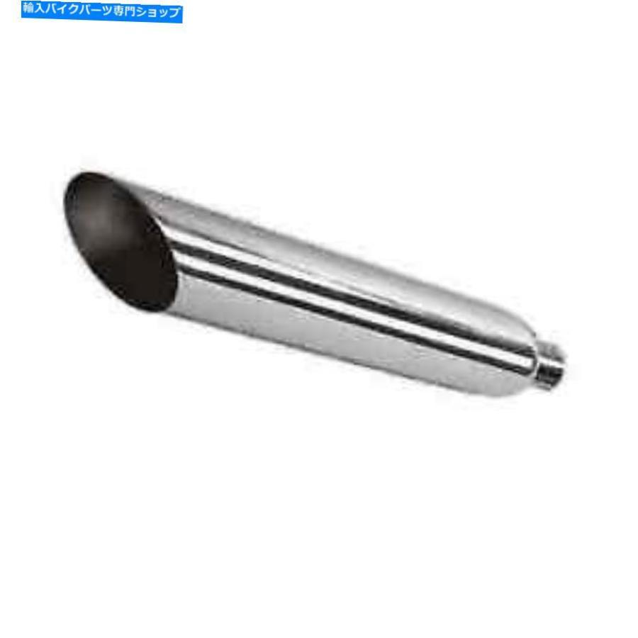サイレンサー ジョーンズ排気JAC320MCDG角度カットDYNAグライドオートバイマフラーW / 2 \"バッフル Jones Exhaust JAC320MCDG Angle Cut Dyna-Glide M"